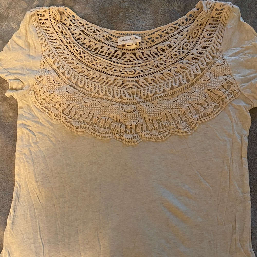 Cream colored blouse
